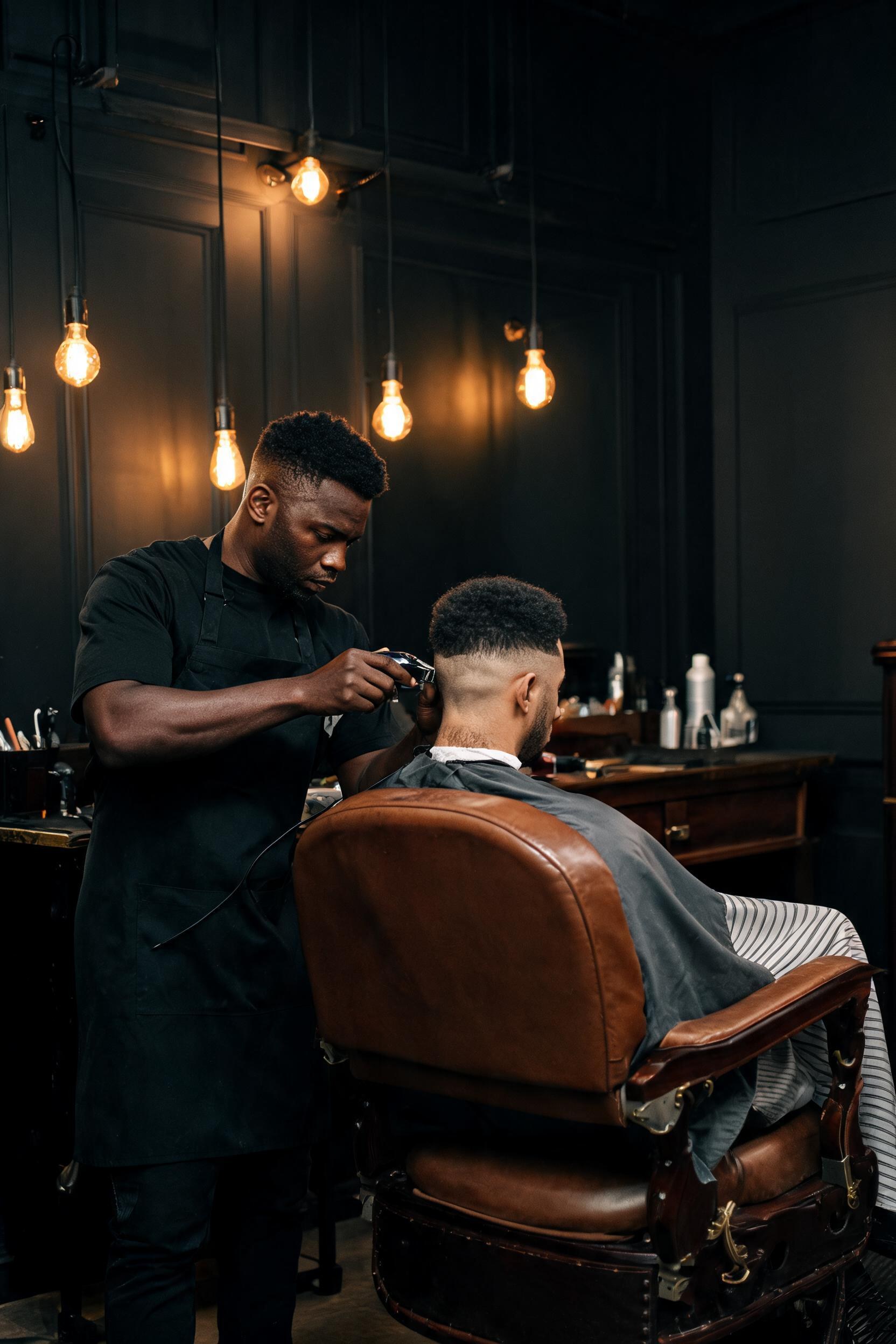 Inside Clean Cut Barbershop